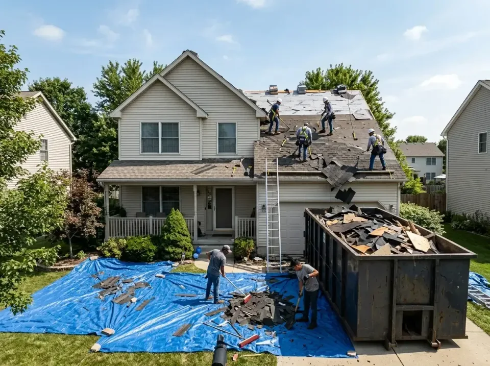 roof-replacement-debris-remova-004 — frequently asked questions, Cheapest Dumpster Rentals in West End-Cobb Town, AL
